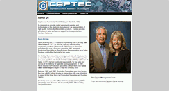 Desktop Screenshot of captec.net